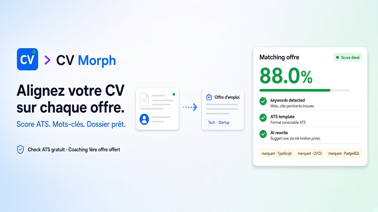 Visuel de couverture de CVMorph